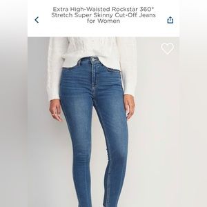 Old Navy, Extra High Rise, Rockstar Super Skinny Jeans